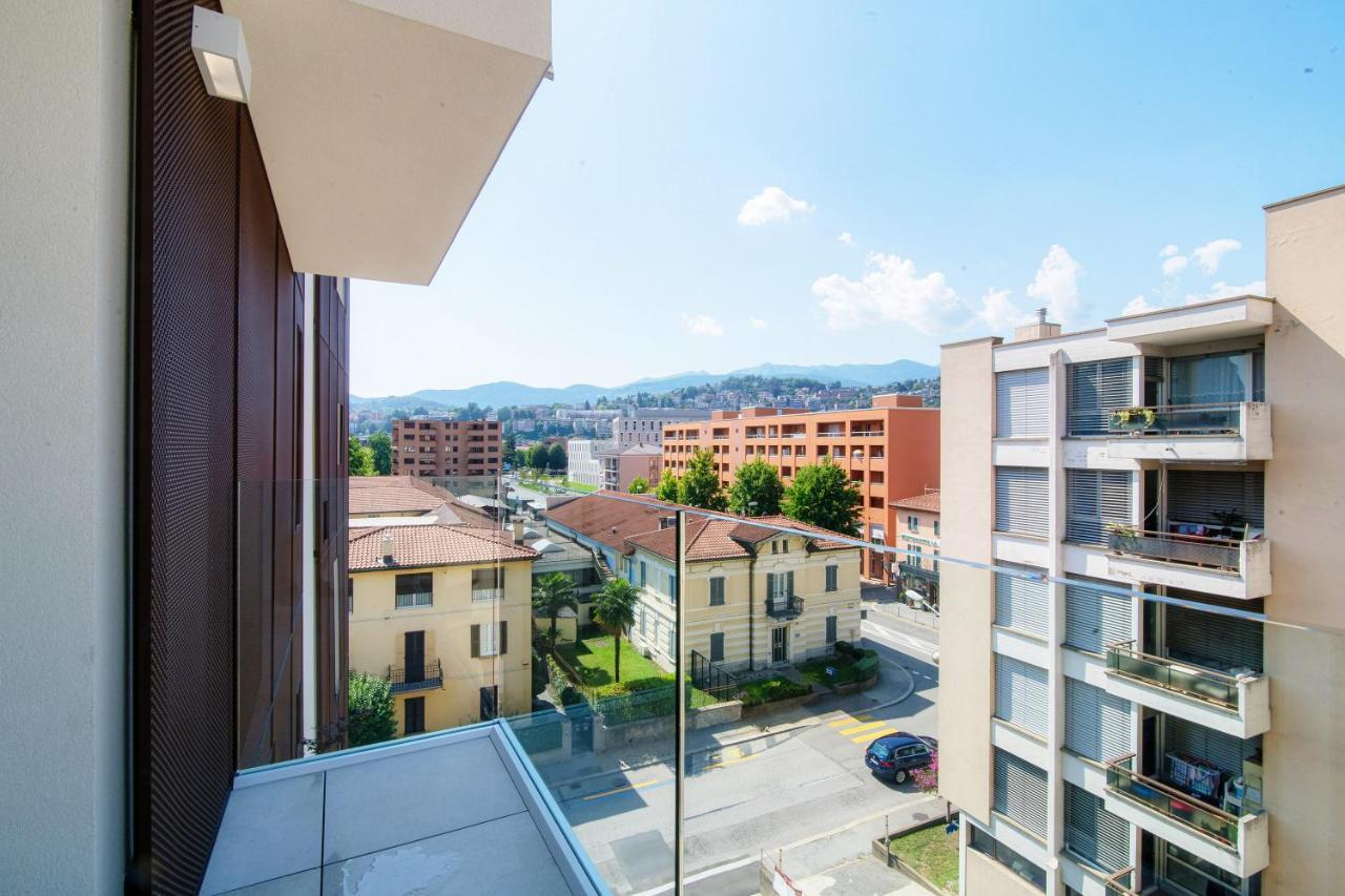 Flat Iron Apartments By Quokka 360 - Modern Building 5 Min From The Centre Of Lugano Viganello Exterior photo